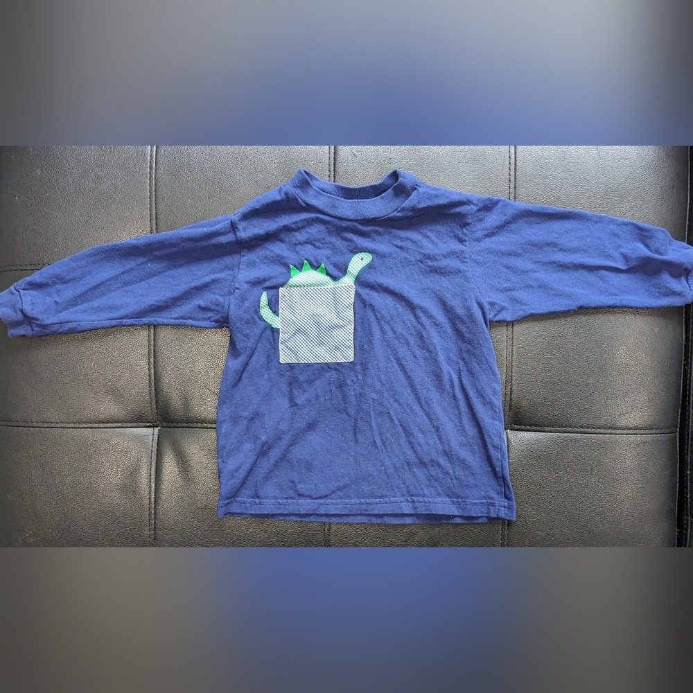FUNTASIA TOO dino long sleeve tee in navy